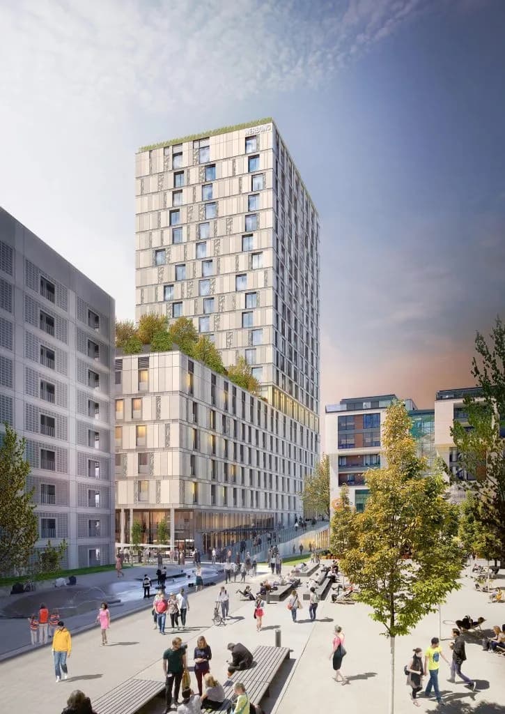 Turm am Mailänder Platz, Ansicht 1
